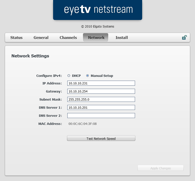 eyetv net stream