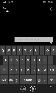 Windows Phone 8.1 Keybaord ENG Button